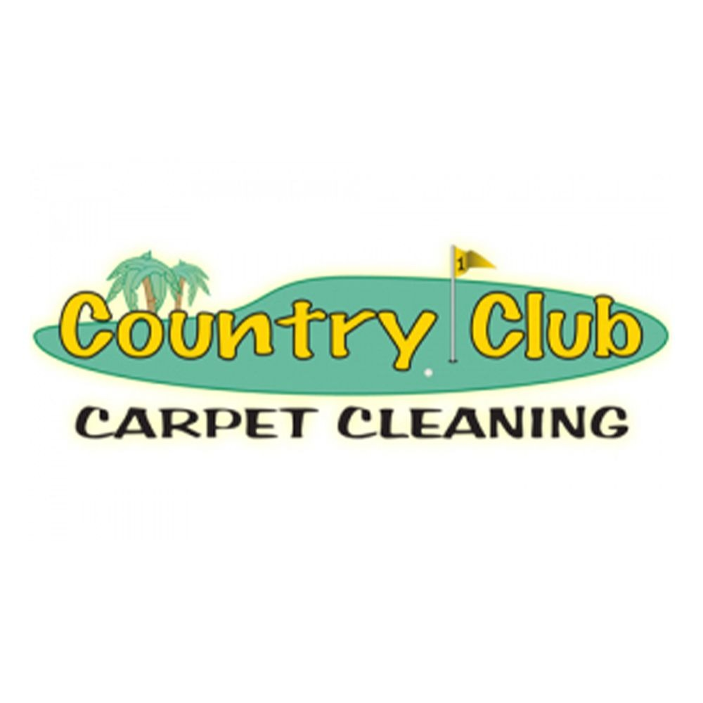 Country Club Carpet Upholstery Tile &amp; Window Cleaning Logo
