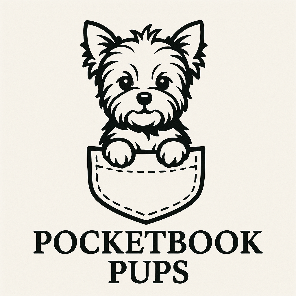 Pocketbook Pups Yorkshire Terriers Logo