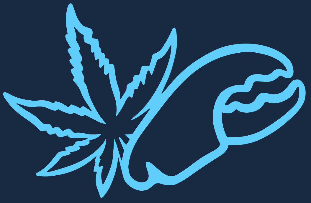 Blue Lobster Cannabis Logo