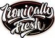 Ironically Fresh Barbershop Logo