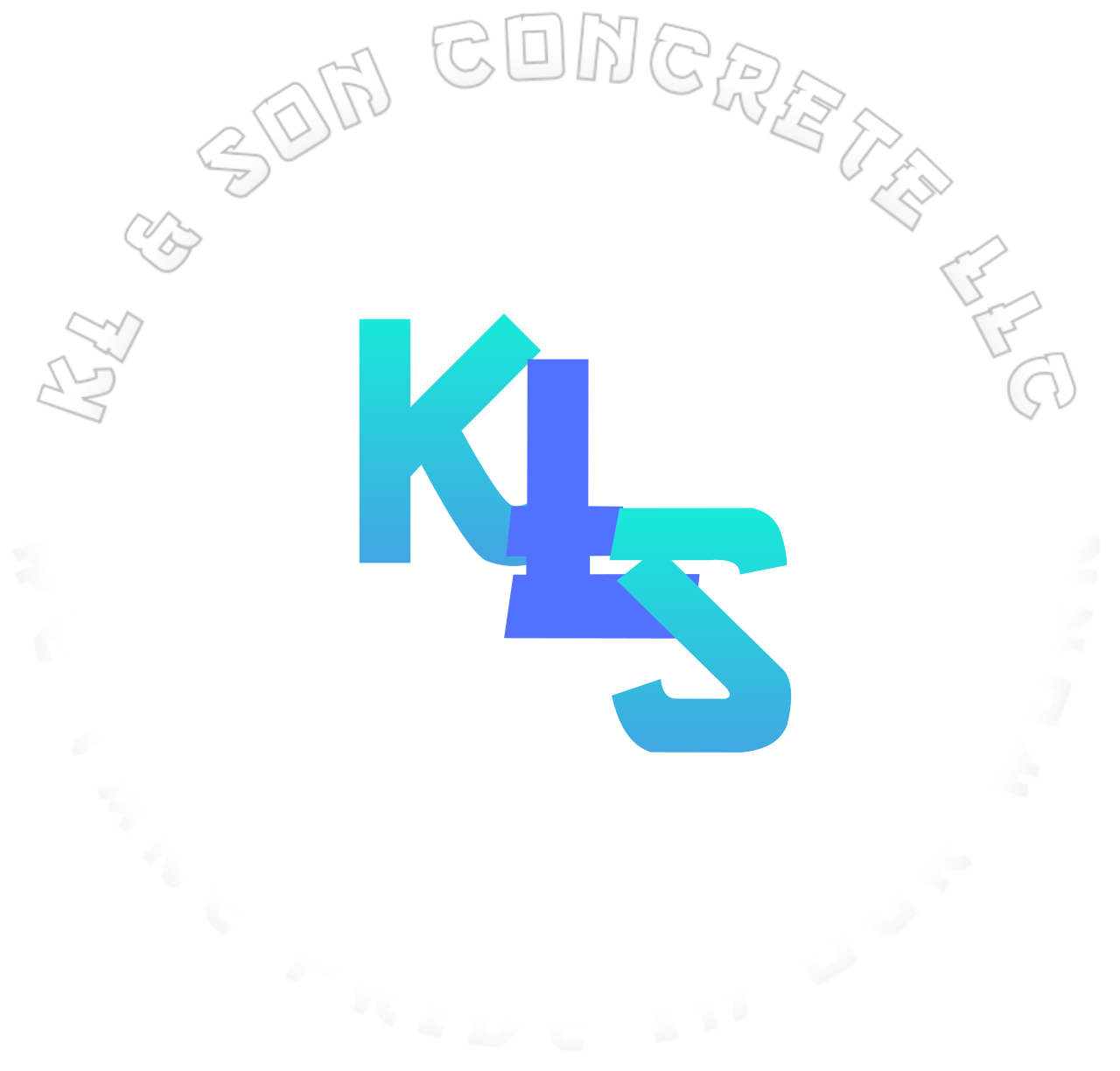 KL &amp; Son Concrete Logo