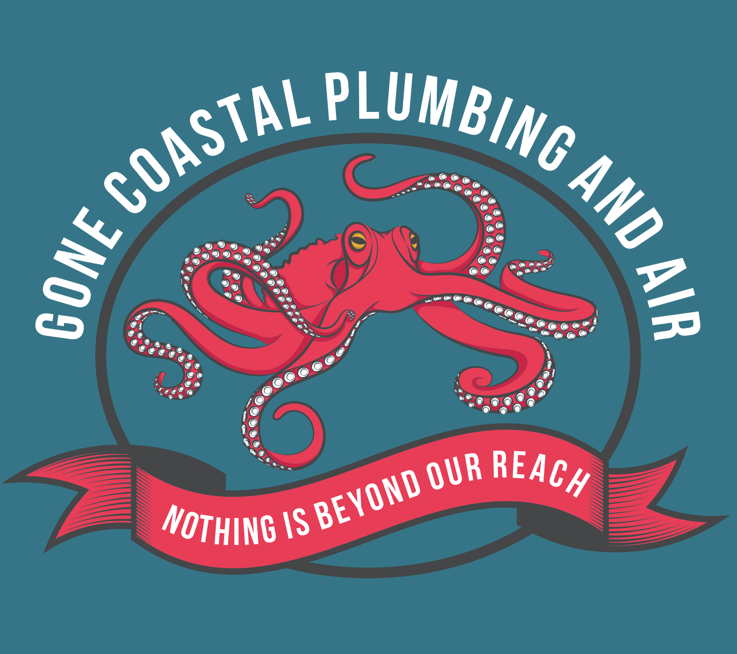 Gone Coastal Plumbing and Air Logo