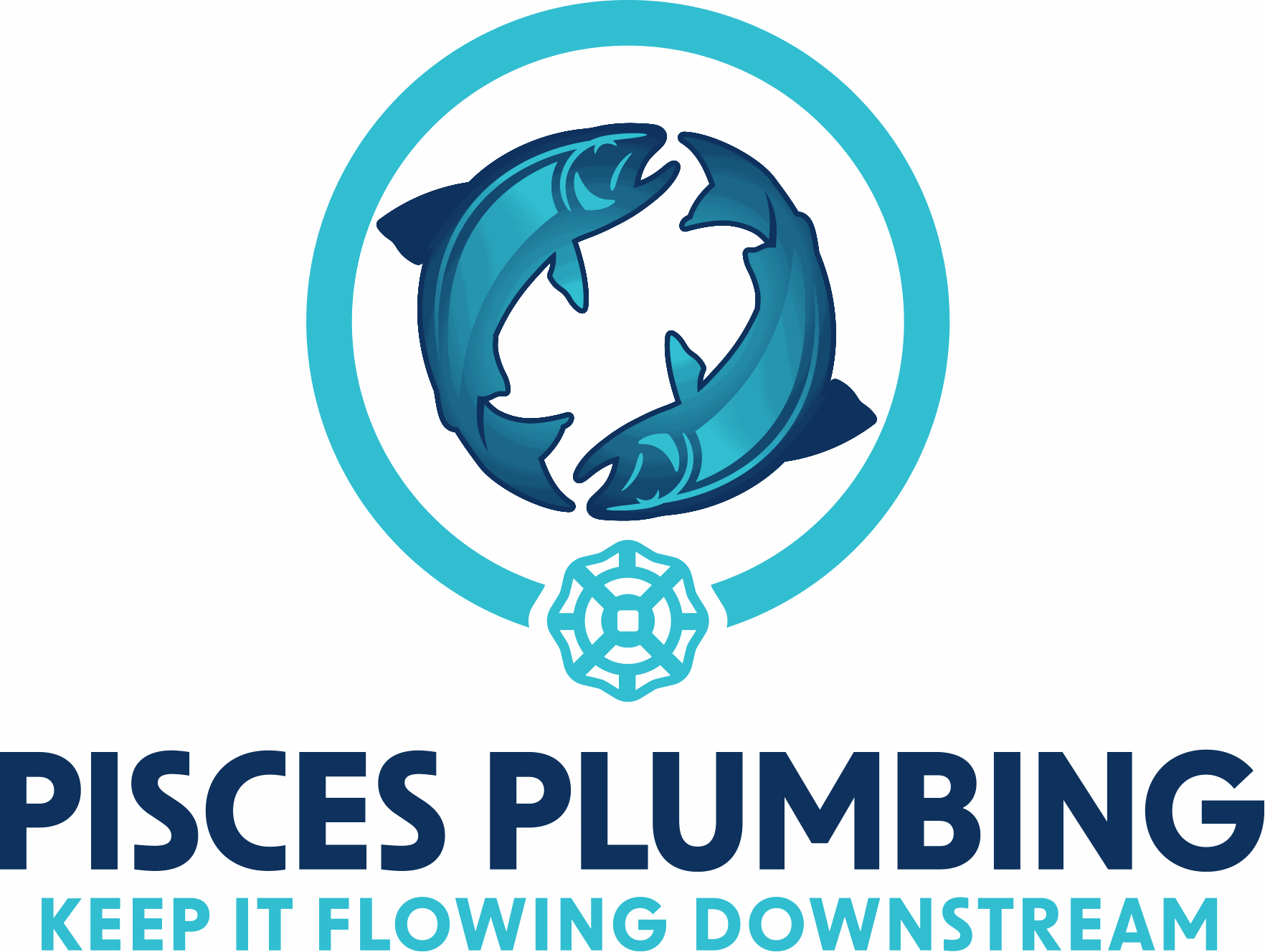PISCES PLUMBING Logo