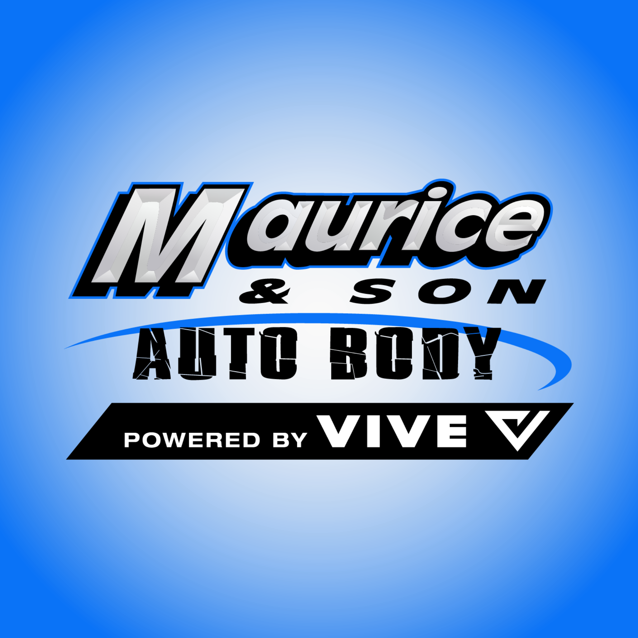 Maurice &amp; Son Auto Body Shop Logo