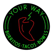 Your Way Burrito Bowlz &amp; Taco Logo