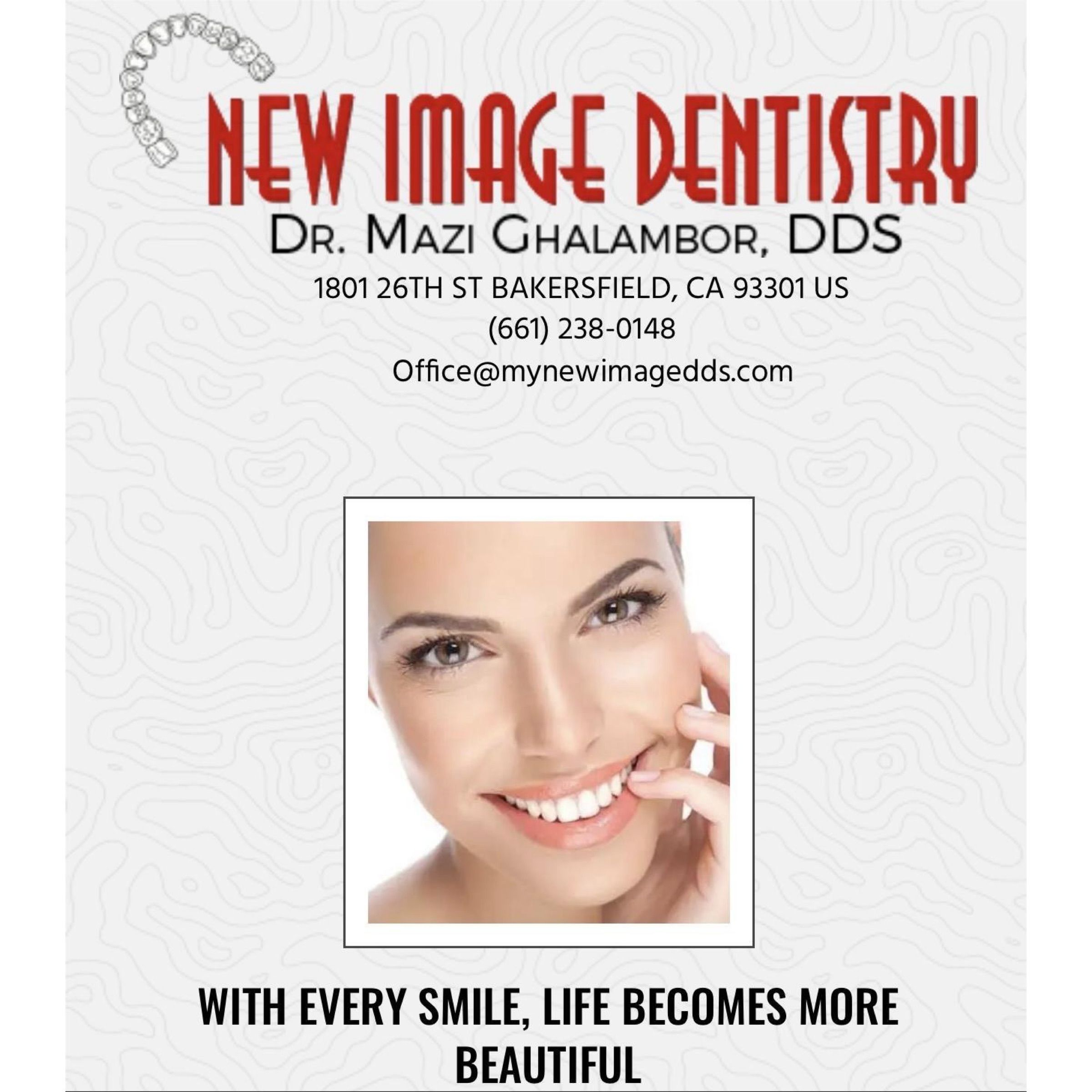 Dr. Mazi Ghalambor New Image Dentistry Logo