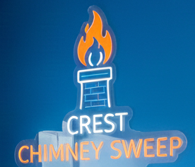 Crest Chimney Sweep Logo