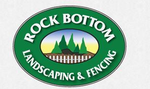 Rock Bottom Landscaping &amp; Fence LLC Logo