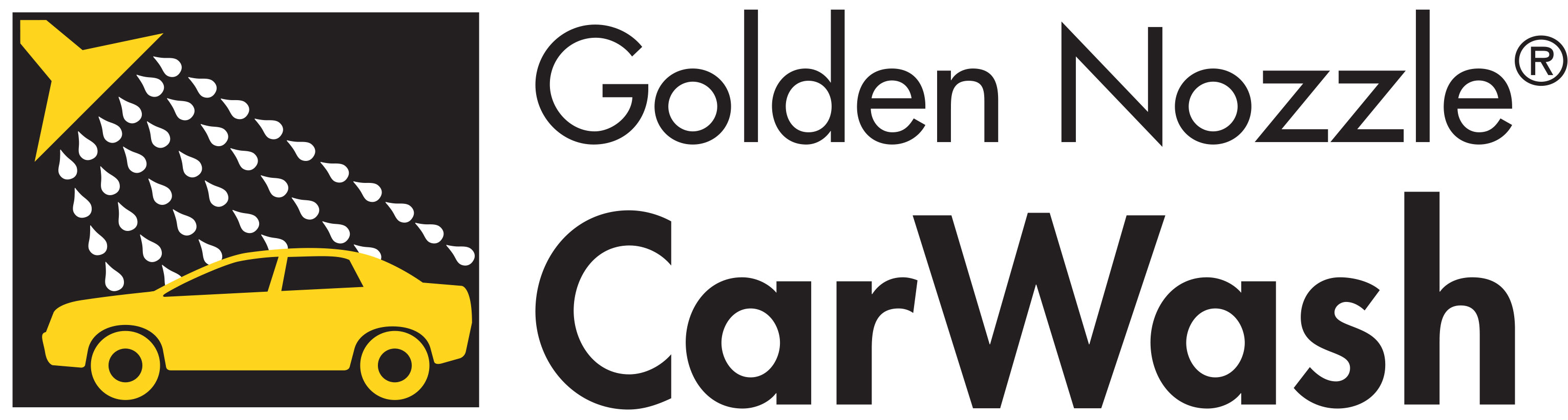 Golden Nozzle Car Wash Logo