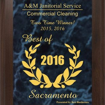 A&amp;M Janitorial Service Logo