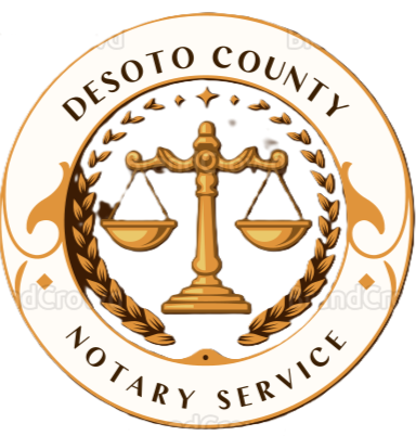 Desoto County Notary Service Logo