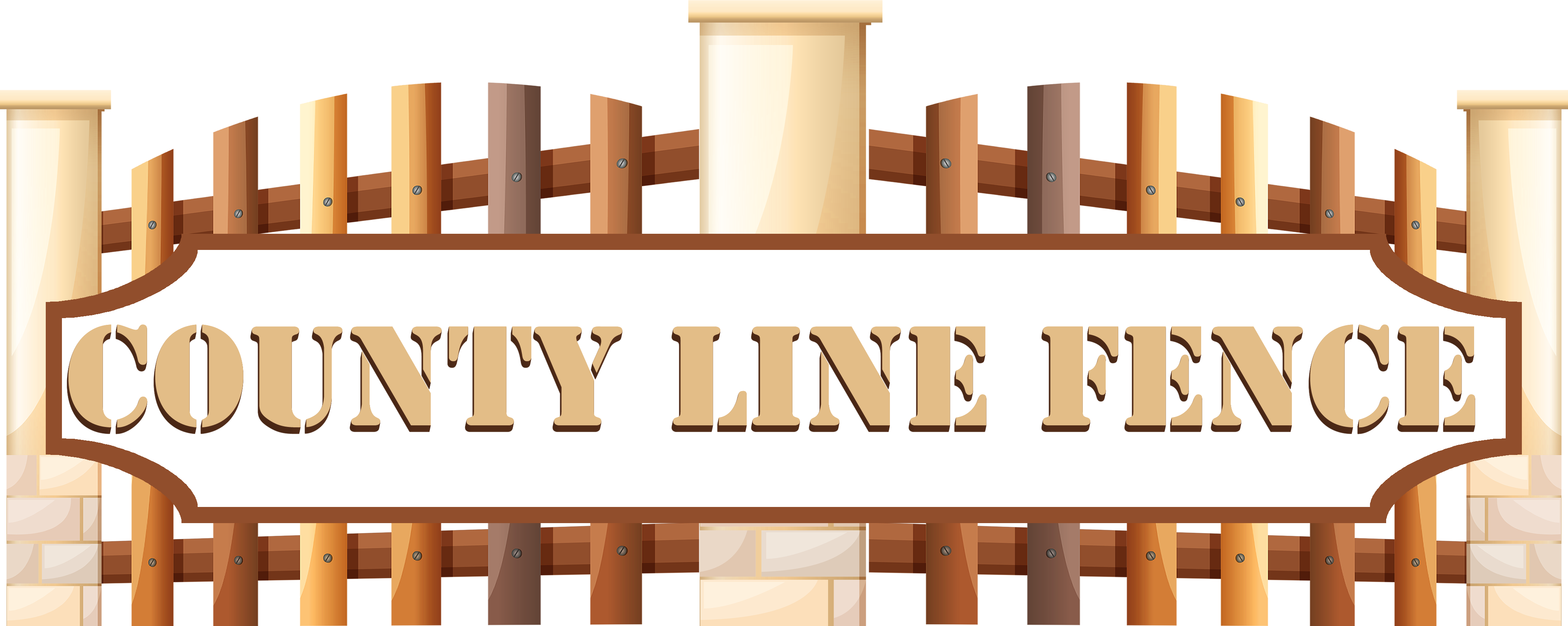 County Line Fence Logo