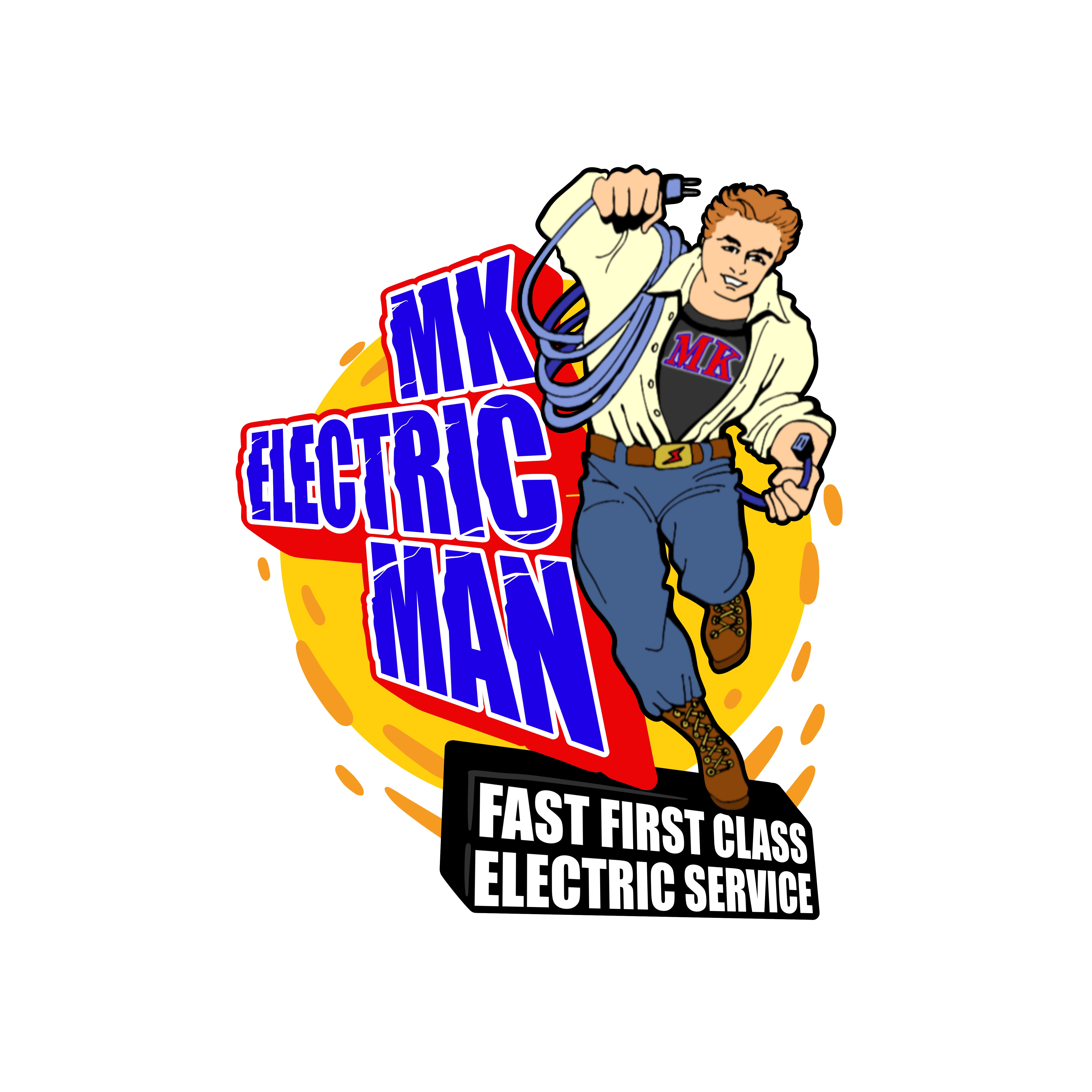 MK Electric Man Logo