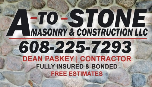 A TO STONE MASONRY &amp; CONSTRUCTION Logo
