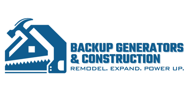 Backup Generators &amp; Construction Logo