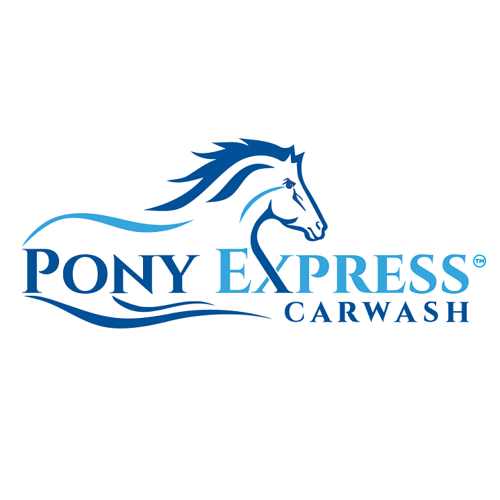 Pony Express Car Wash Logo