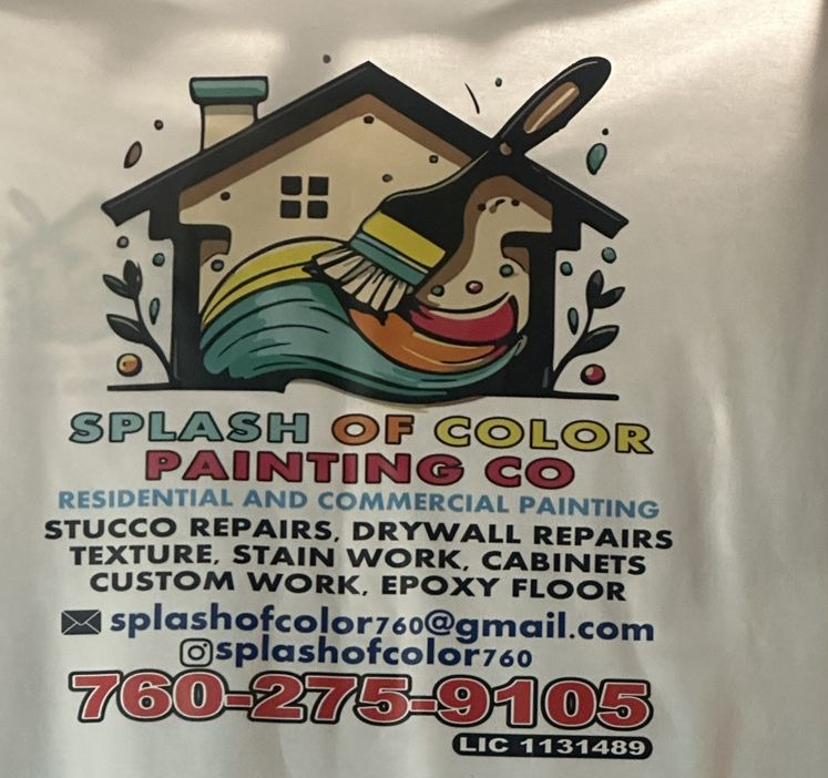 Splash of Color Painting Co Logo