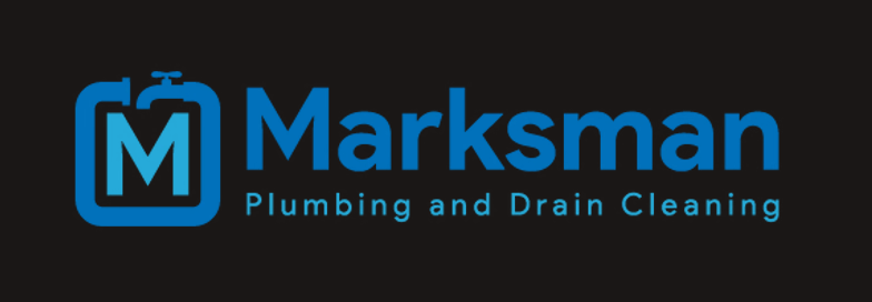 Marksman Plumbing and Drain Cleaning Logo