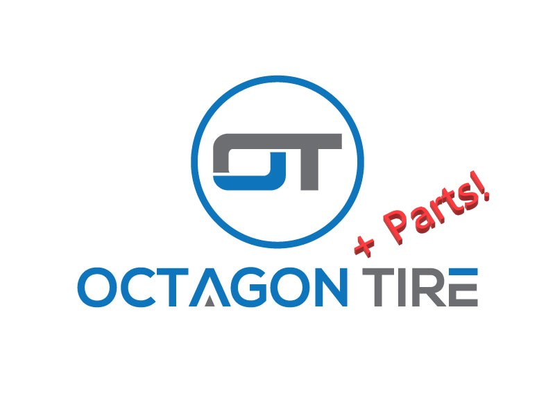 Octagon Tire Semi Truck and Trailer Tires Logo