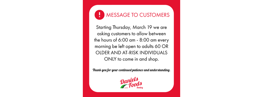 Daniels Foods Sentry