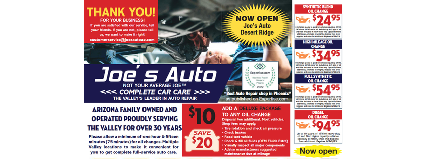 Joe's Auto - Desert Ridge