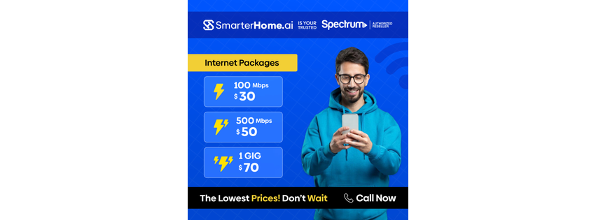 SmarterHome.ai - Spectrum Authorized Retailer
