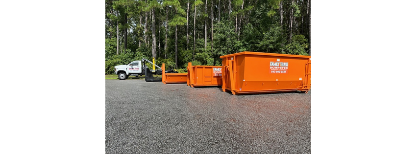 Family Trash dumpsters