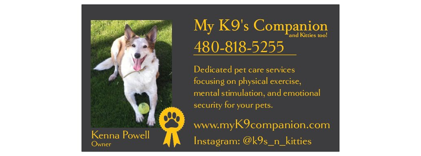 My K9's Companion