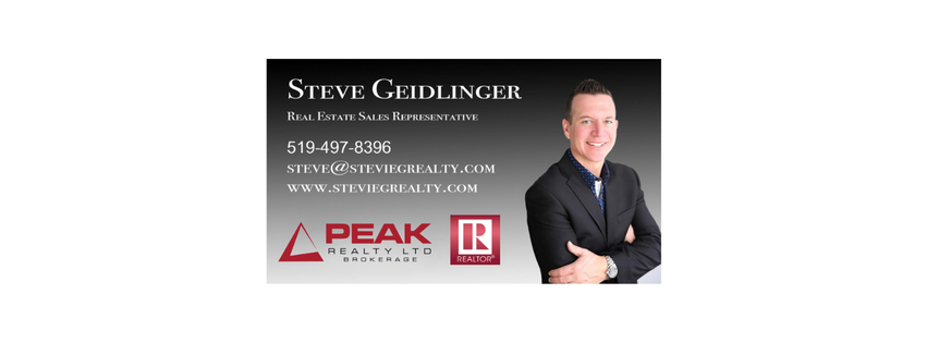 PEAK REALTY LTD: STEVE GEIDLINGER