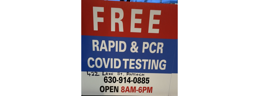 Free Covid Testing Center, Antioch