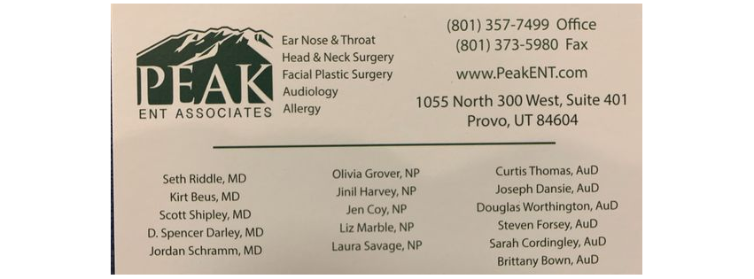 Peak ENT Associates - Provo