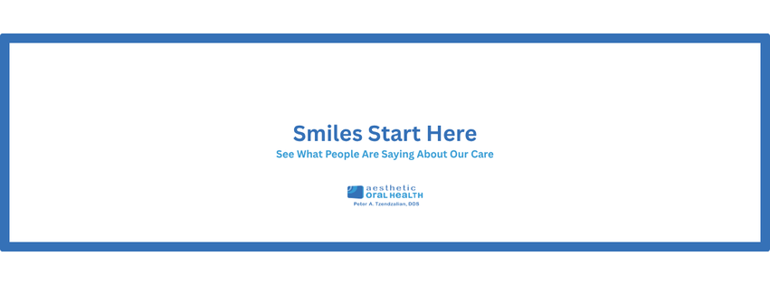 Aesthetic Oral Health: Peter A. Tzendzalian, DDS