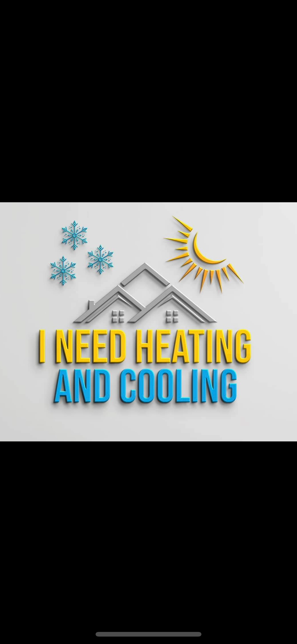 I Need Heating and Cooling Logo